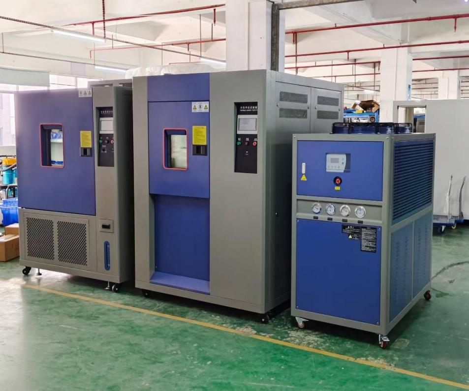 800L恒溫恒濕試驗箱 、150L水冷式冷熱沖擊箱、12HP冷水機